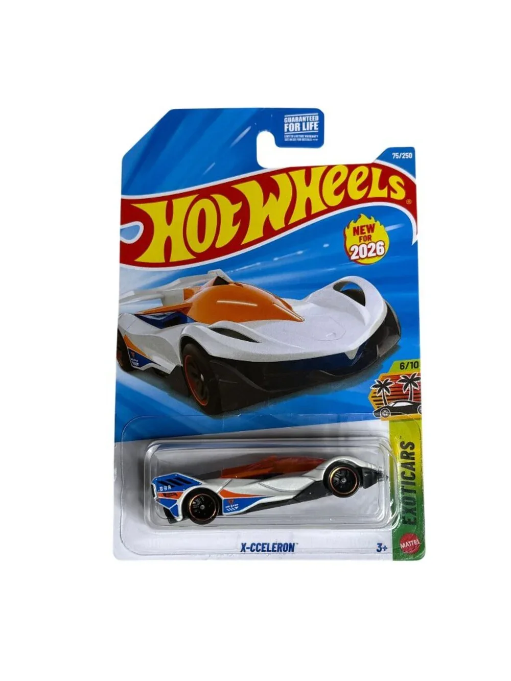 Hot Wheels X CCeleron Exotics 6/10 Futuristic Hypercar Orange Diecast